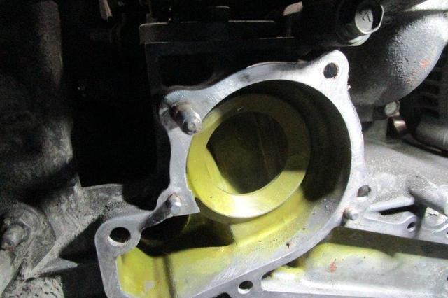ウォーターポンプ取付部