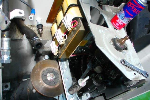 油圧ポンプ取りはずし時