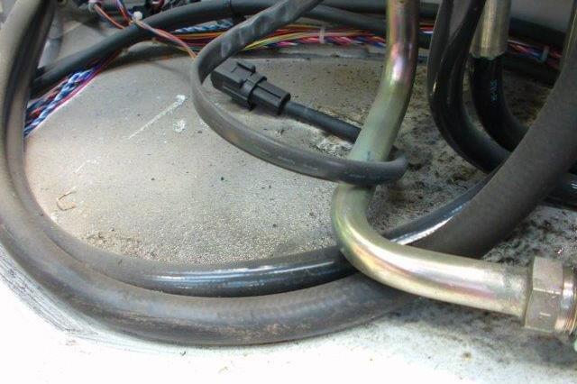 作業油吹きこぼれ