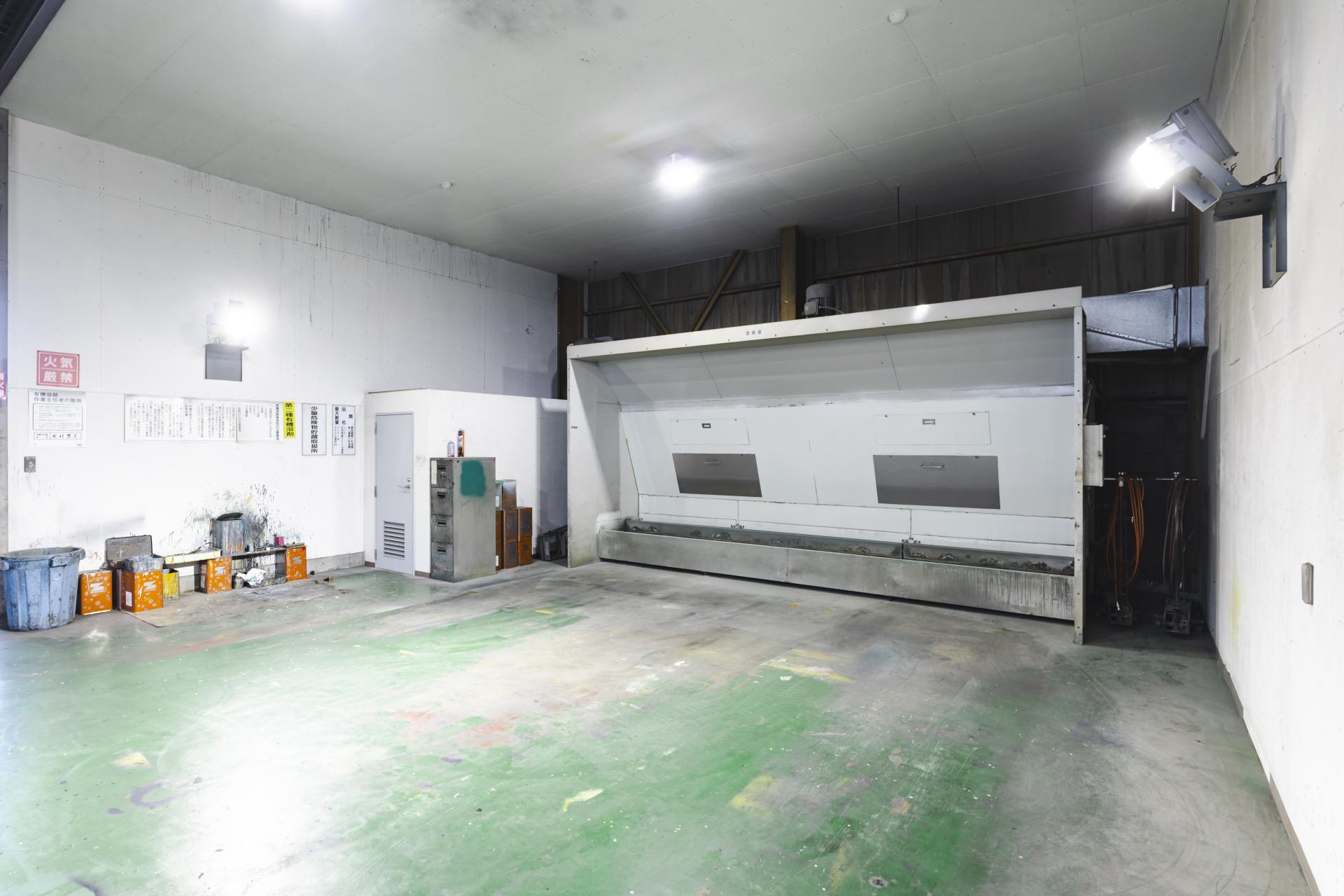 塗装ブースの画像